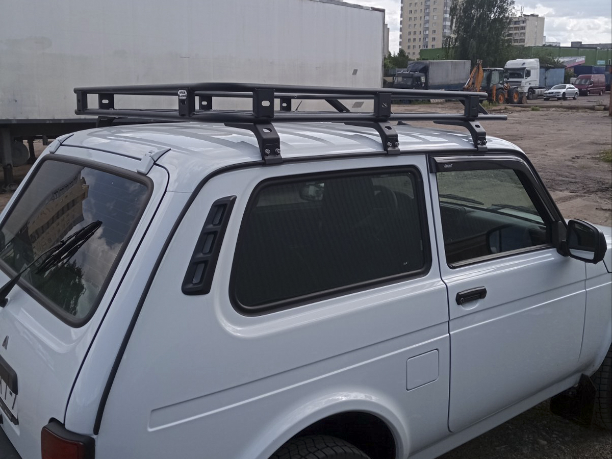 Экспедиционный багажник OVERLAND на крышу Lada Niva